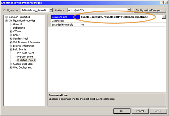 Bundle Creator and Visual Studio